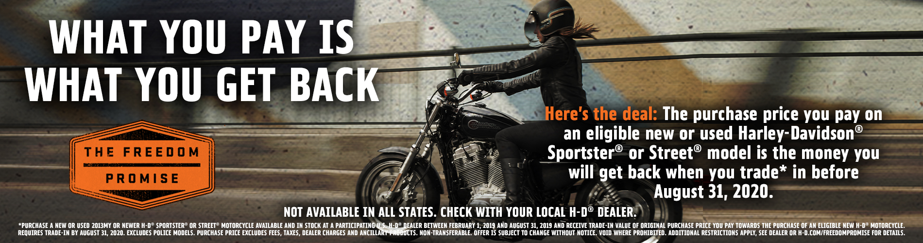 Eligible But Got Nothing Hundreds Of >> The Freedom Promise Mile High Harley Davidson Parker Eligible But Got Nothing Hundreds Of >> The Freedom Promise Mile High Harley Davidson Parker